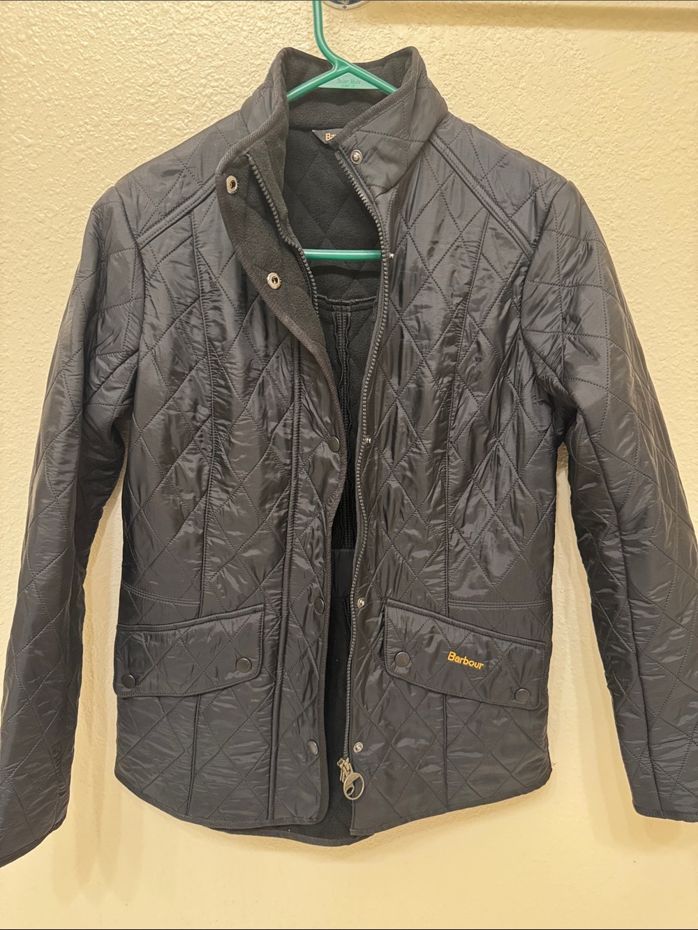 NWOT Barbour Cavalry Polarquilt Jacket - Black - US 8